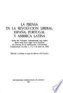 La Prensa en la revolución liberal