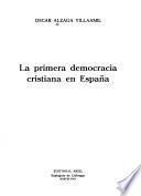 La primera democracia cristiana en España