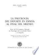 La psicología del deporte en España al final del milenio