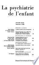 La Psychiatrie de l'enfant