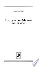 La que se murió de amor