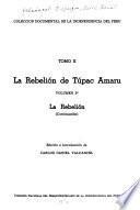 La rebelión de Túpac Amaru: La rebelión