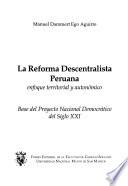 La reforma descentralista peruana