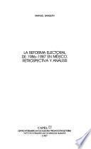 La reforma electoral de 1986-1987 en México