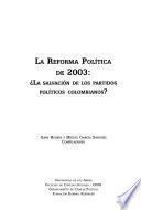La reforma política de 2003