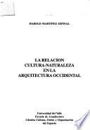 La relación cultura-naturaleza en la arquitectura occidental