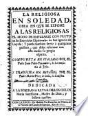 La religiosa en soledad