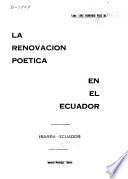 La renovación poetica en el Ecuador