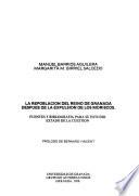 La repoblación del Reino de Granada después de la expulsión de los moriscos