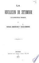 La revolución de setiembre y sus consecuencias probables