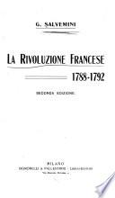 La Rivoluzione francese, 1788-1792
