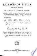 La Sagrada Biblia: Antiguo Testamento
