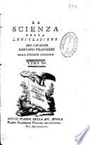 La scienza della legislazione