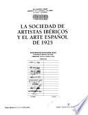La Sociedad de Artistas Ibéricos y el arte español de 1925
