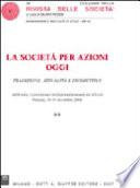 La società per azioni oggi