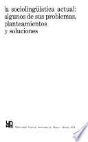 La Sociolingüística actual