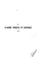 La sucrerie indigène et coloniale