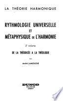 La théorie harmonique