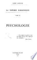 La théorie harmonique: Psychologie