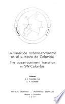 La Transición océano-continente en el suroeste de Colombia