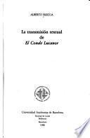 La transmisión textual de El conde Lucanor