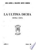 La última dicha