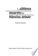 La última muerte de Simón el triste