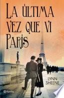 La última vez que vi París