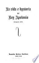 La vida e hystoria del Rey Apolonio