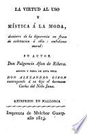 La virtud al uso y mística á la moda