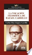 La vocación filosófica de Rafael Carrillo