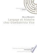 Langage et histoire chez Giambattista Vico