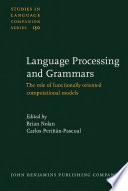 Language Processing and Grammars