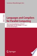 Languages and Compilers for Parallel Computing