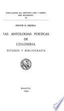 Las antologías poéticas de Colombia