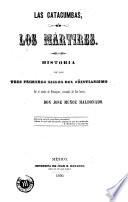 Las Catacumbas, ó, Los mártires