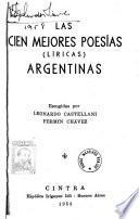 Las cien mejores poesias (líricas) Argentinas
