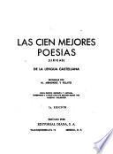 Las cien mejores poesías (líricas) de la lengua castellana