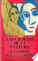 Las ciencias de la cultura