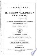 Las comedias de D. Pedro Calderón de la Barca