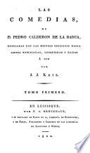 Las comedias ... publicadas y corregidas por J. J. Keil