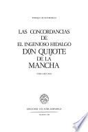 Las concordancias de el ingenioso hidalgo Don Quijote de la Mancha
