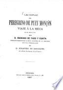 Las Coplas del Peregrino de Puey Monçón