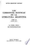 Las corrientes estéticas en la literatura argentina
