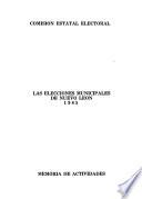 Las Elecciones municipales de Nuevo León 1985