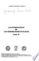 Las Etimologías de San Isidoro romanceadas