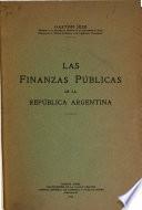 Las finanzas públicas de la República argentina