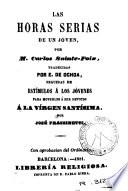 Las Horas serias de un jóven