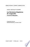 Las literaturas hispánicas de vanguardia