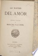 Las martires del amor. Leyendas originales